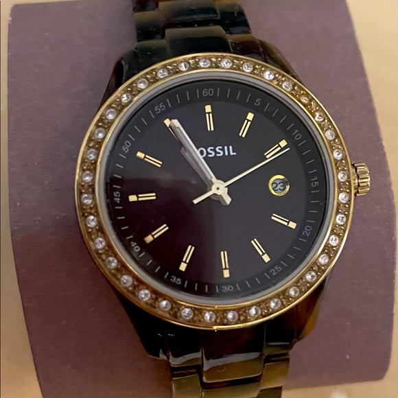 Stunning Brown snd Gold Fossil watch. - Picture 1 of 1